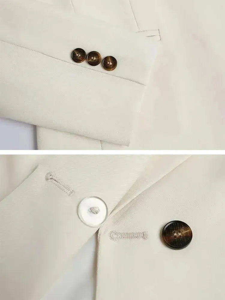 3-Piece Set Women Pant Suit, Formal Pantsuit - Pantsuit - LeStyleParfait