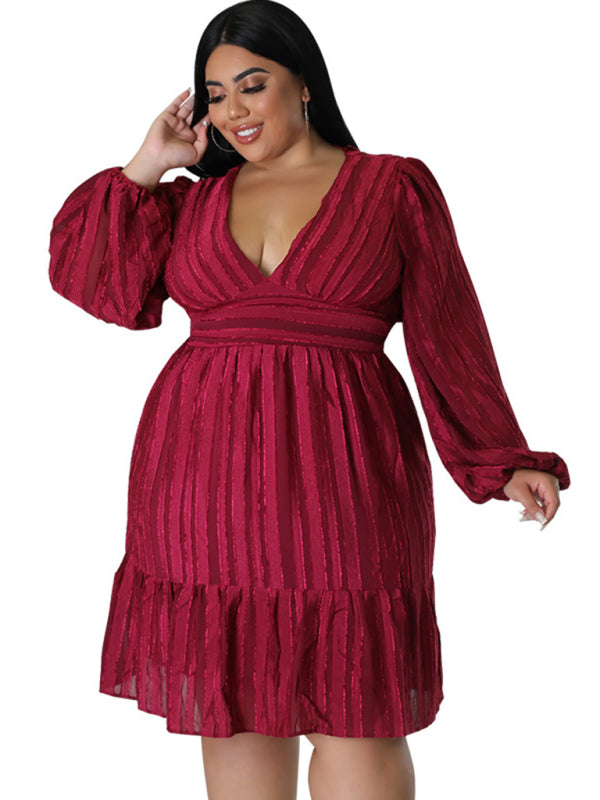 Casual Jacquard Oversized Mini Dress