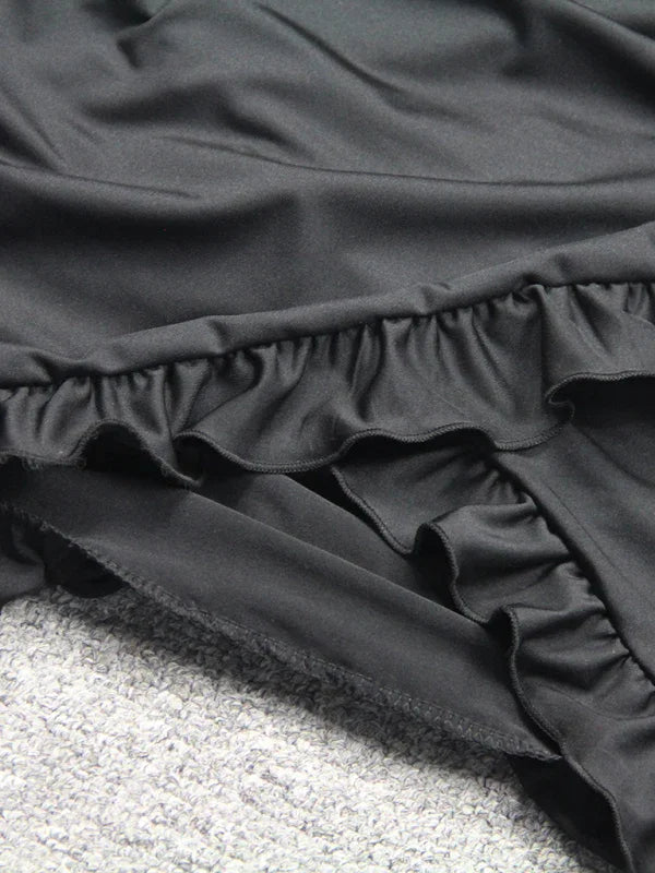 Chic Ruched Bodycon Mini Dress