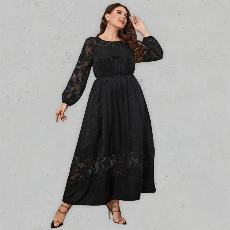 Elegant Lace Formal Knee Dress