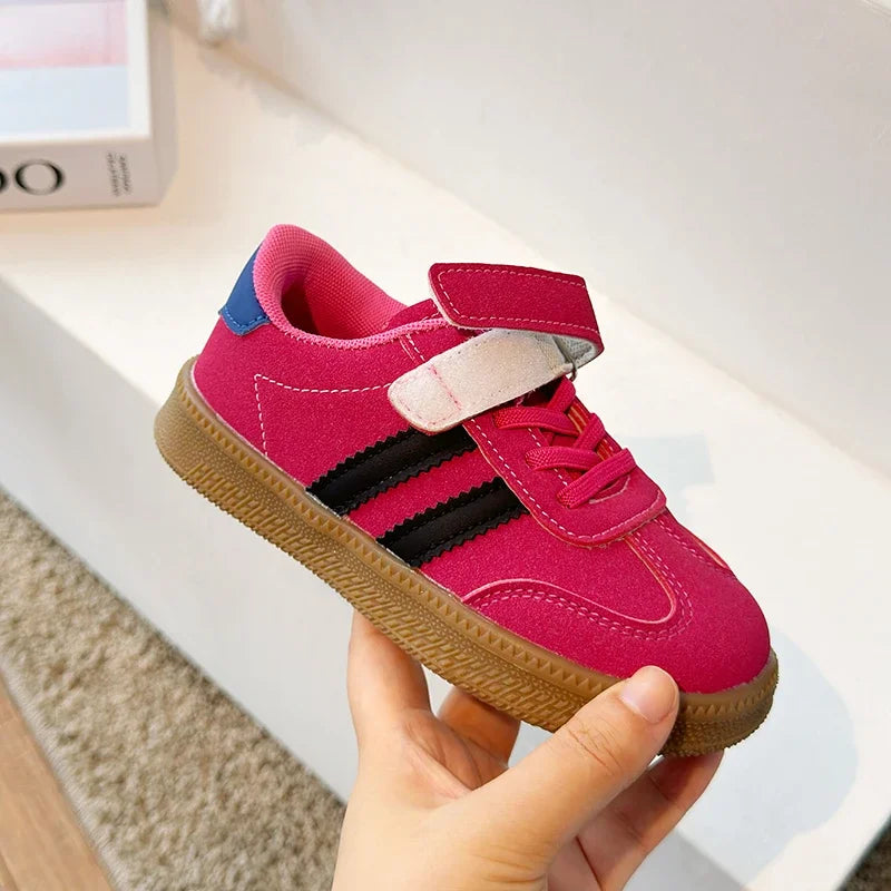 Kids' Sneakers - Court Kids Sneakers - Hook-Loop All-Season Shoes