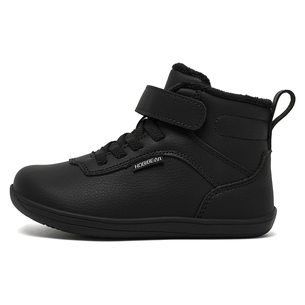Kids' Sneakers - Mid-Top Kids Ankle Boots Sneakers - Hook-Loop Velcro Winter Sneakers