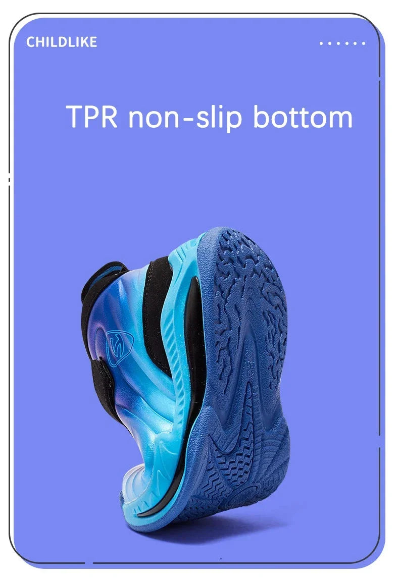 Kids' Sneakers - Mid-Top Kids High Tops Sneakers - Lace-Up Velcro All-Season Shoes