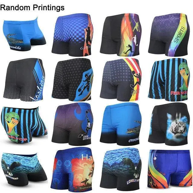 Men Abstract Swim Shorts