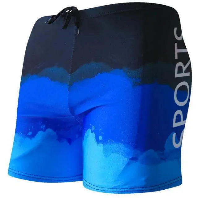 Men Abstract Swim Shorts
