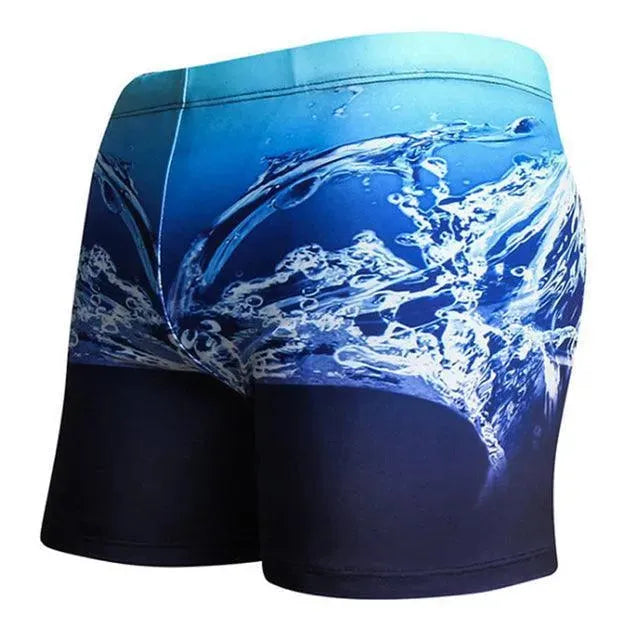 Men Abstract Swim Shorts