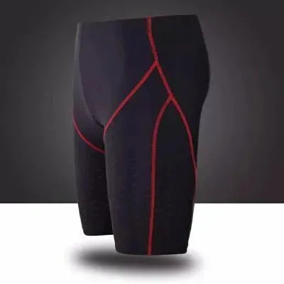 Men Black Sporty Swim Shorts