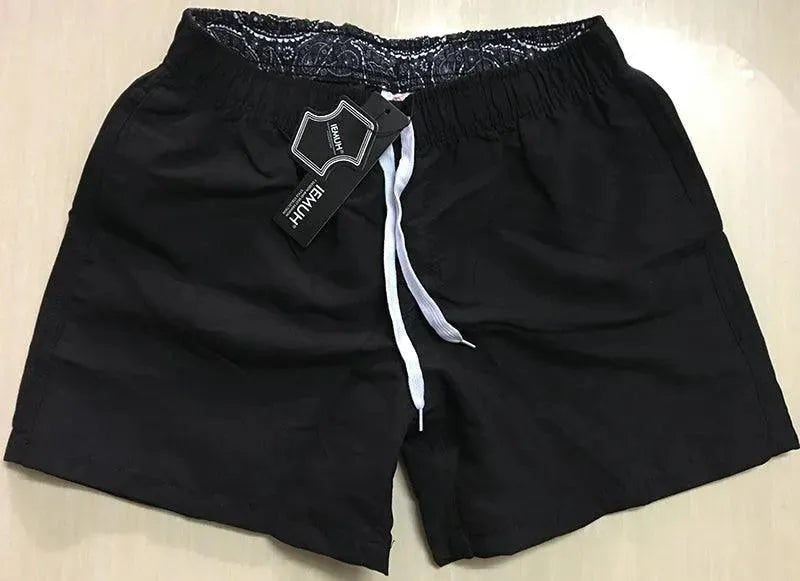 Men Black Swim Shorts