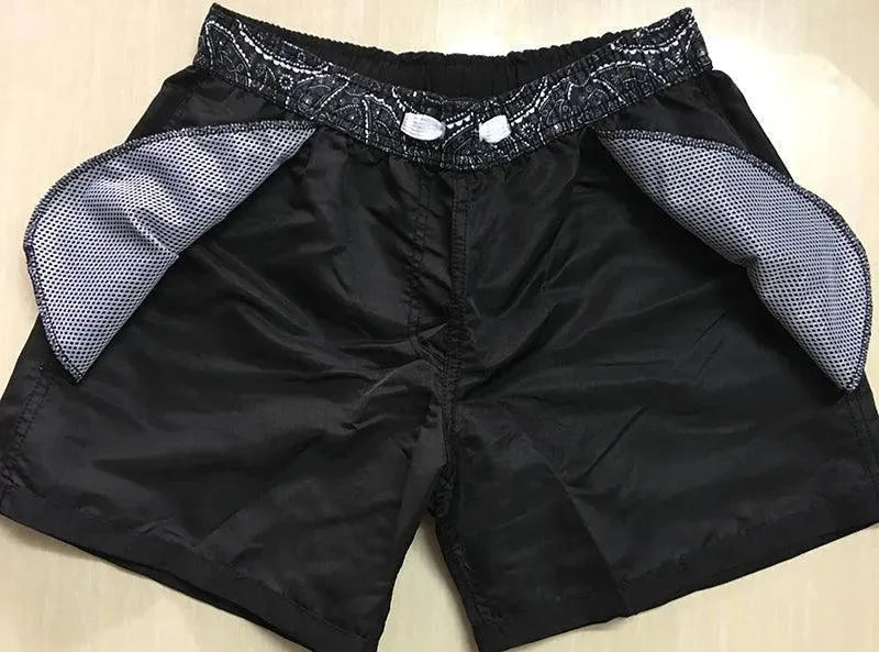 Men Black Swim Shorts