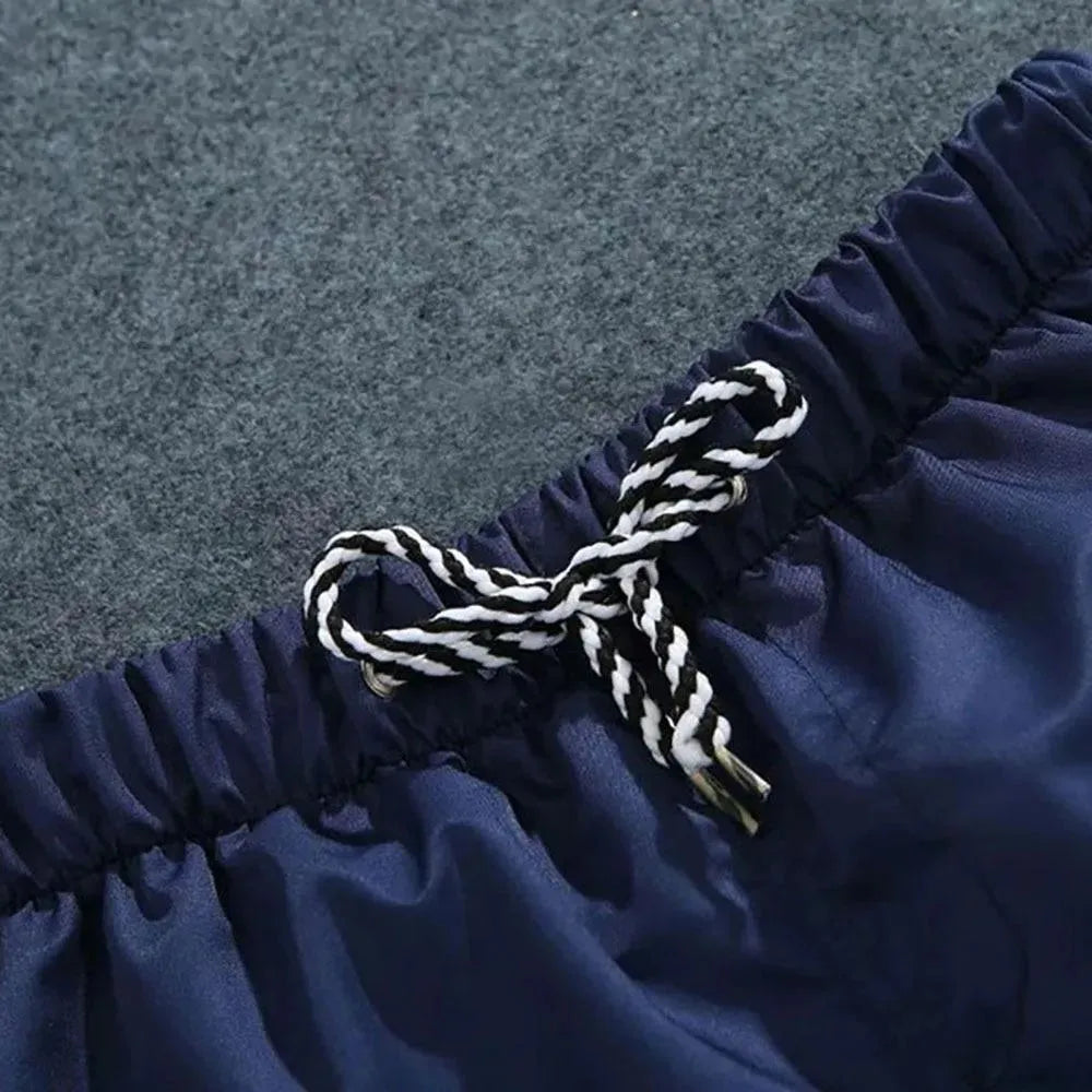 Men White Minimalist Swim Shorts