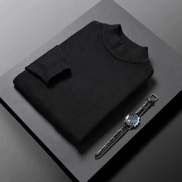 Men’s Classic Crew-Neck Pullover Sweater – Knit