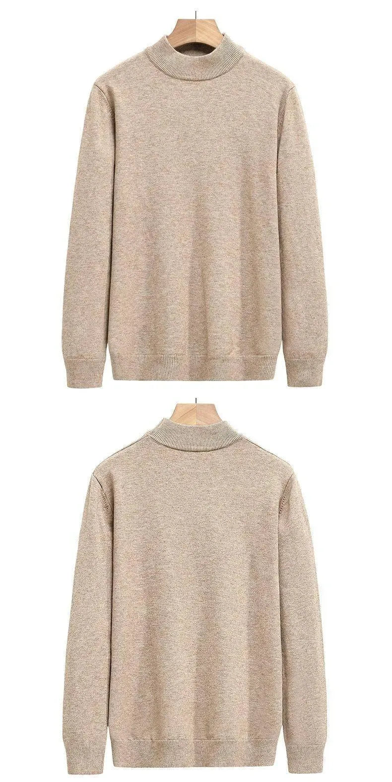 Men’s Classic Crew-Neck Pullover Sweater – Knit