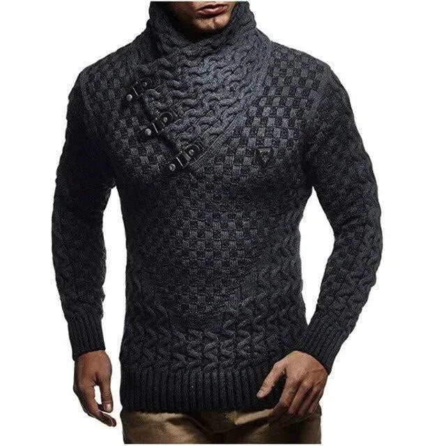 Men’s Classic Turtleneck Pullover Sweater