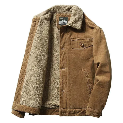 Men’s Corduroy Winter Jacket Warm Style