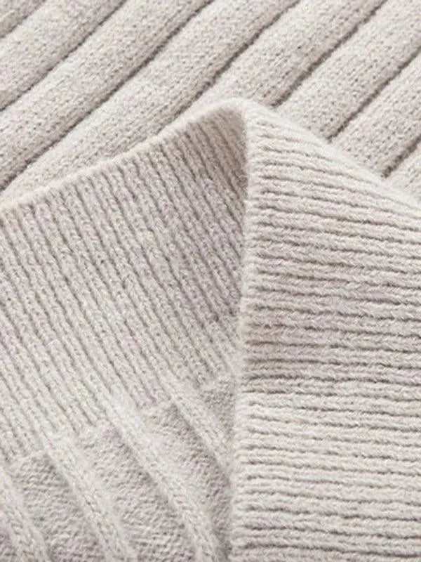 Men’s Half-Zip Turtleneck Pullover Sweater – Stretch