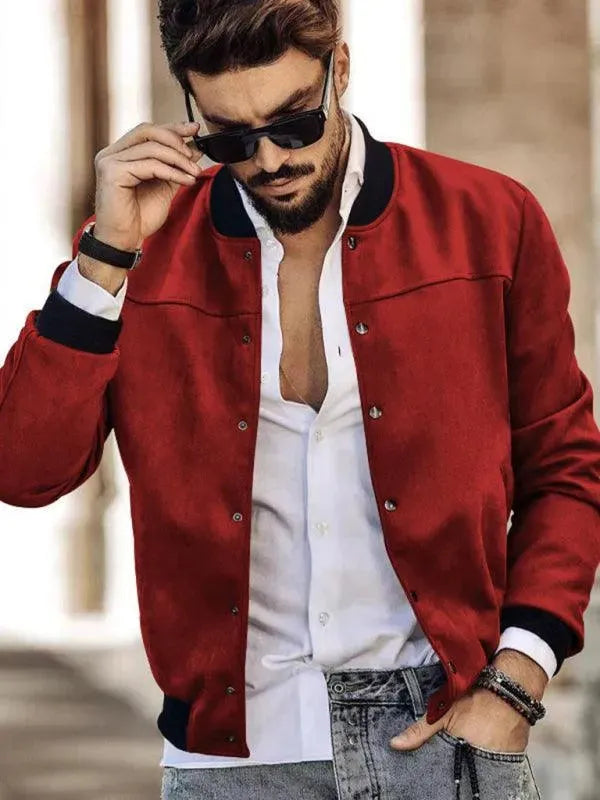 Men's Jackets Bomber JacketCasual