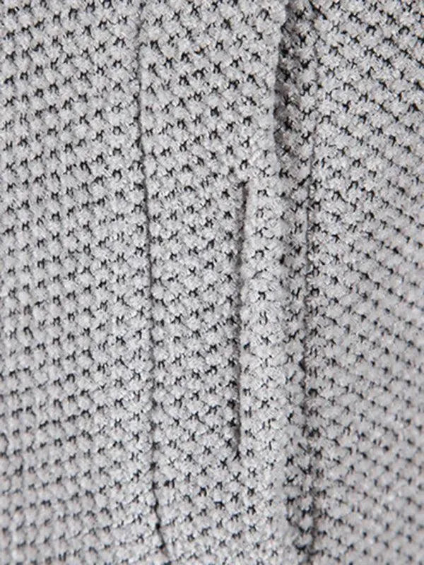 Men’s Longline Hooded Zip Cardigan Sweater – Full Zip