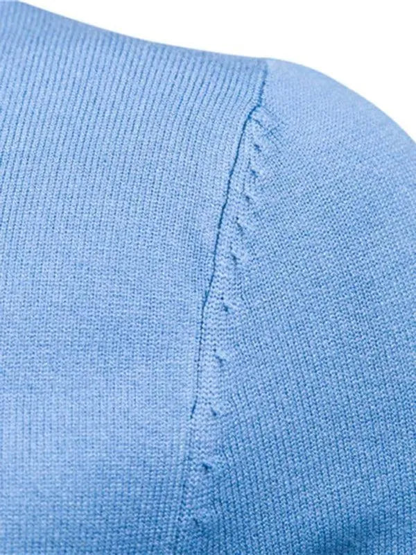 Men’s Slim Knit Turtleneck Pullover Sweater