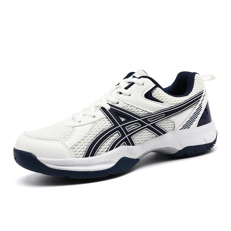 Men's Sneakers - Court Men Court Sneakers - Lace-Up All-Season Shoes