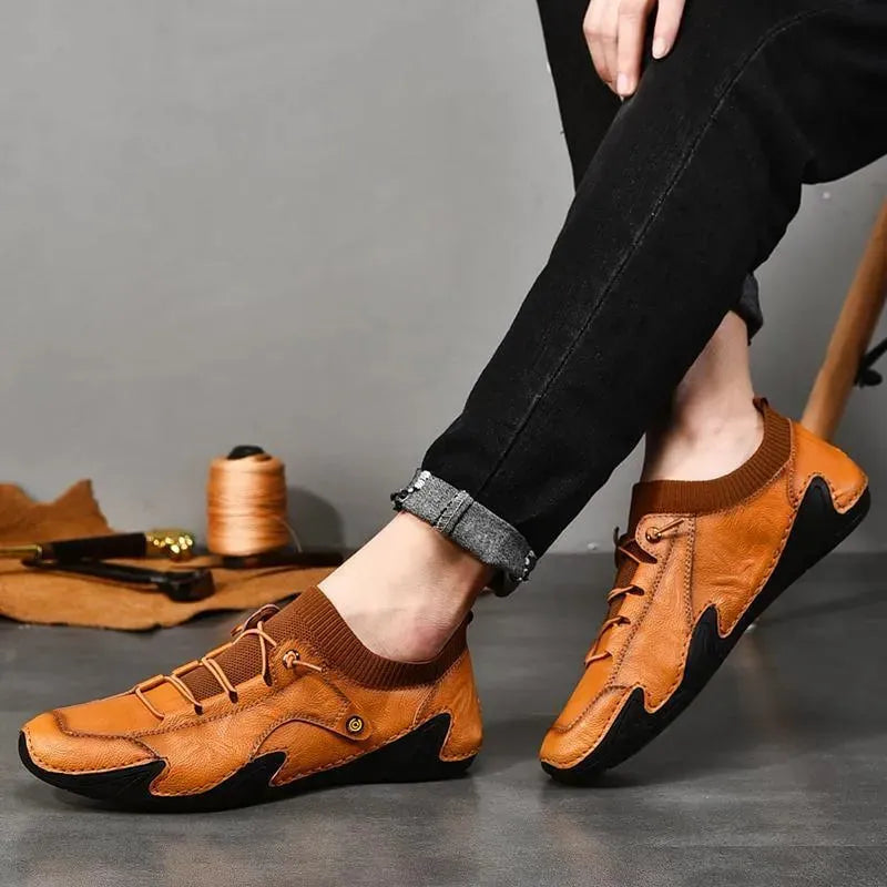 Men's Sneakers - Low-Top Men Loafer Sneakers - Slip-On Spring-Summer Shoes