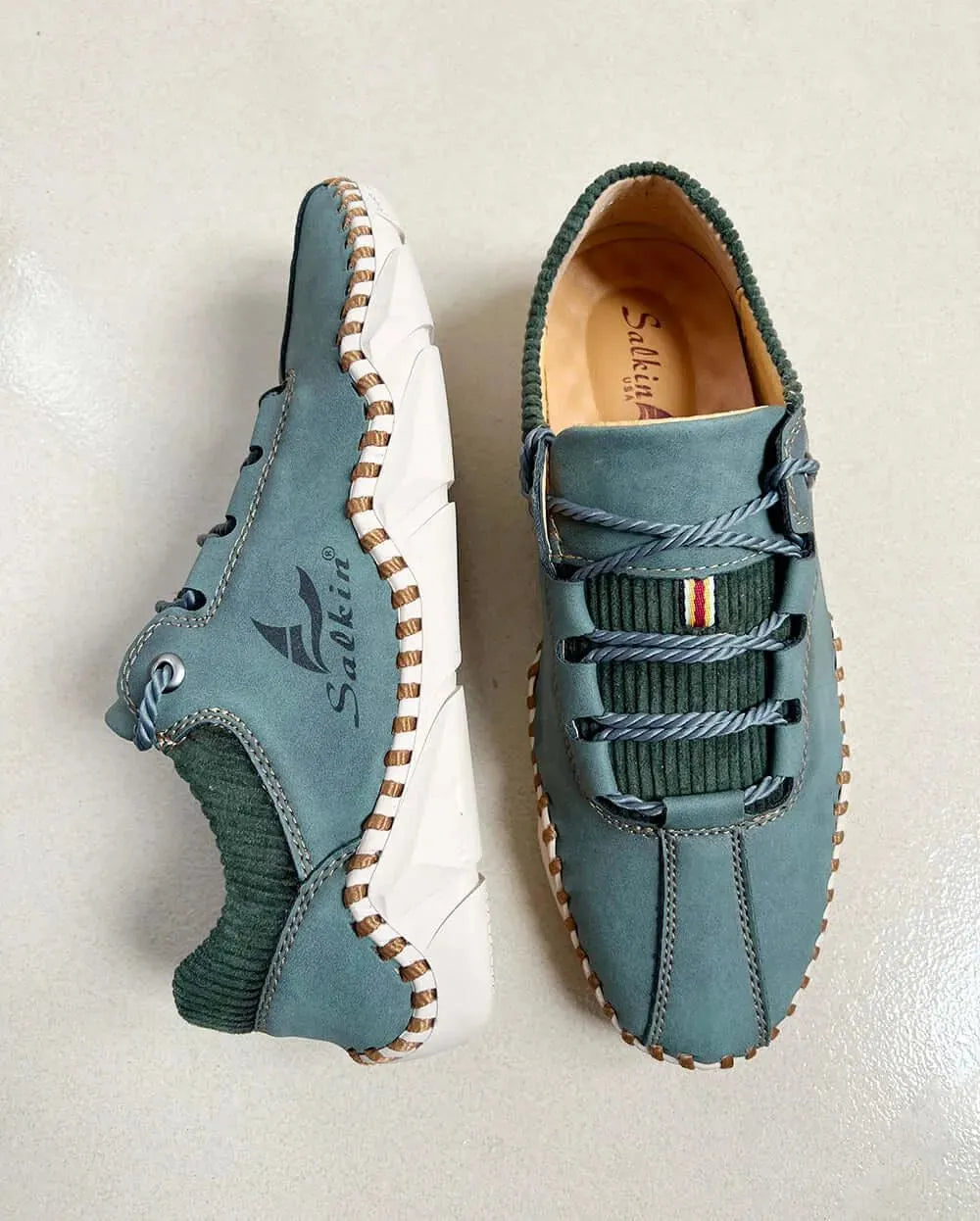 Men's Sneakers - Low-Top Men Sneakers - Lace-Up All-Season Shoes