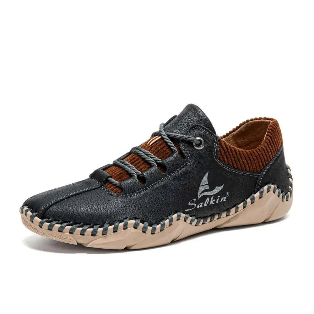 Men's Sneakers - Low-Top Men Sneakers - Lace-Up All-Season Shoes-Sneakers-LeStyleParfait