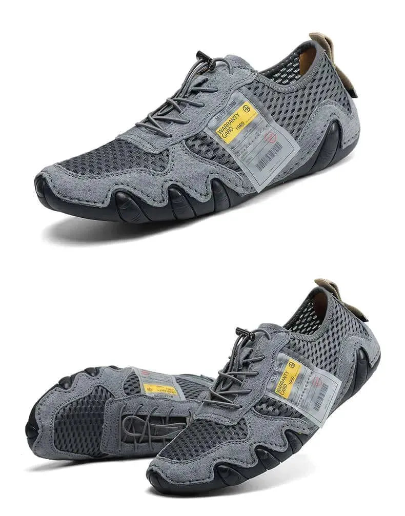 Men's Sneakers - Low-Top Men Sneakers - Lace-Up Spring-Summer Sneakers