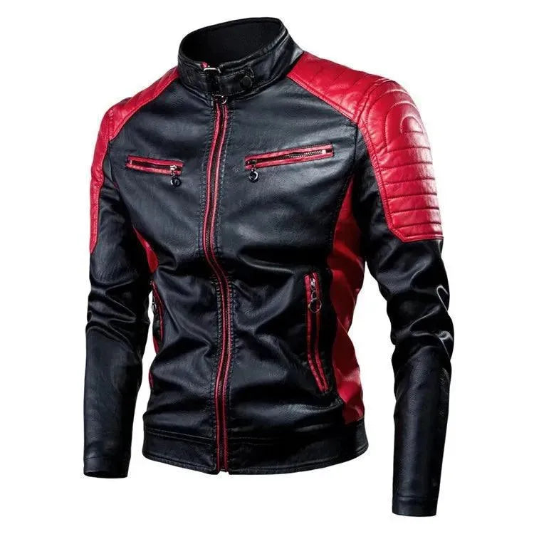 Men’s Stand Collar Jacket Slim Fit Style