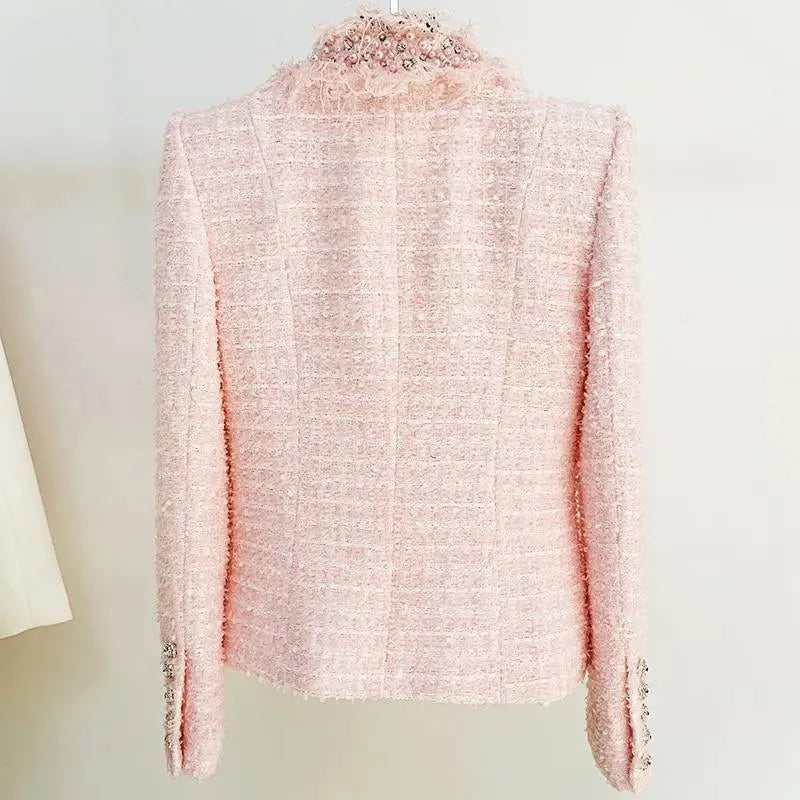 Pearl Tweed Blazer Women - Casual - Pearl fashion image