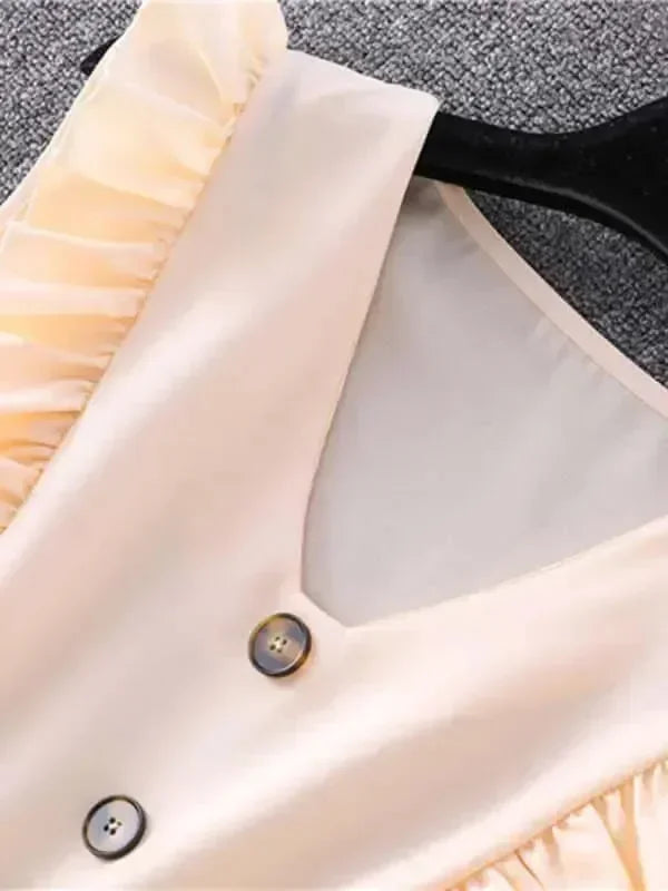 Romantic Cotton Tiered Mini Dress