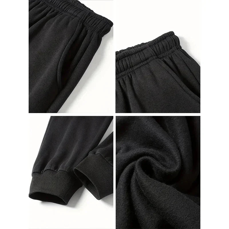 Pantalon de jogging sportif pour homme - Taille mi-haute, coupe fuselée avec cordon de serrage