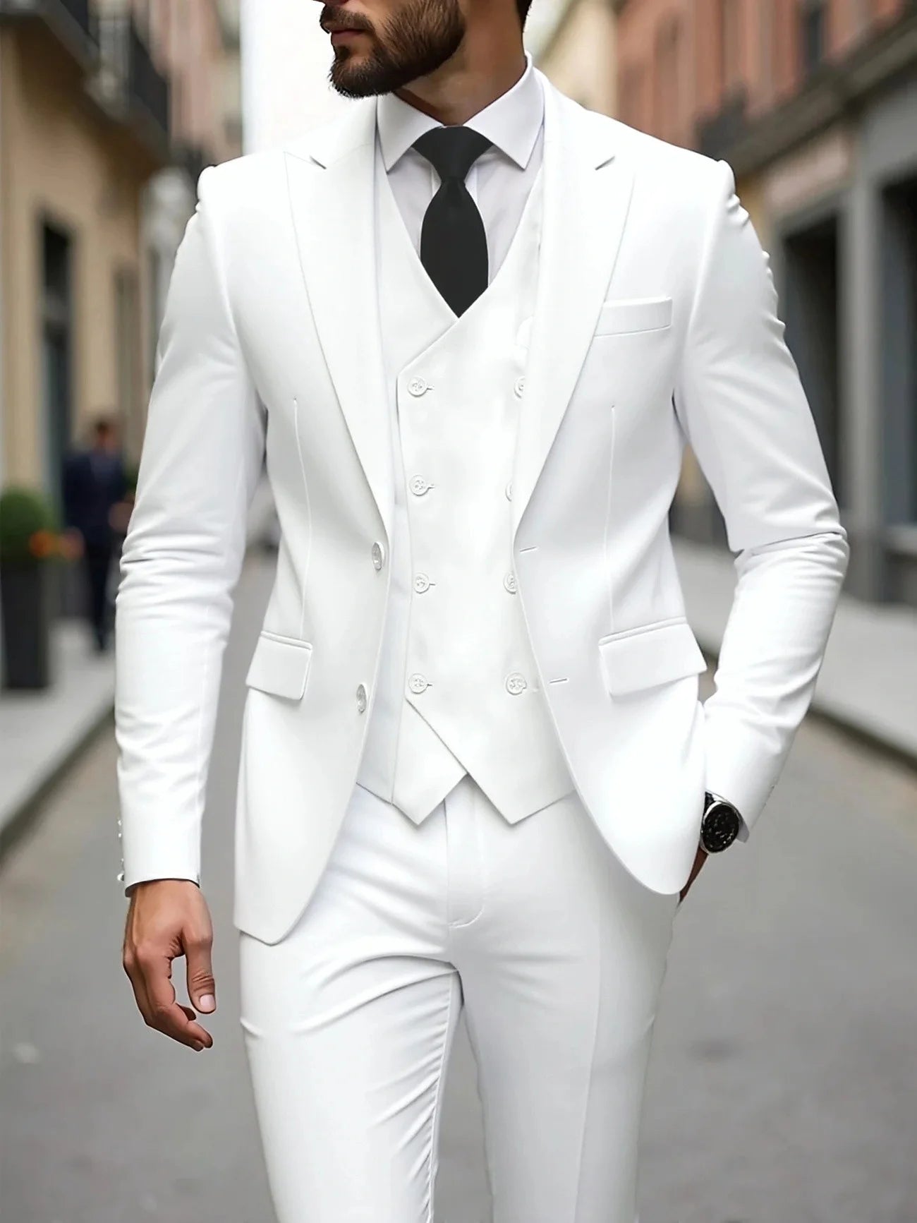 Men's Wedding Tuxedo 3 Piece – Groom Formal Suit