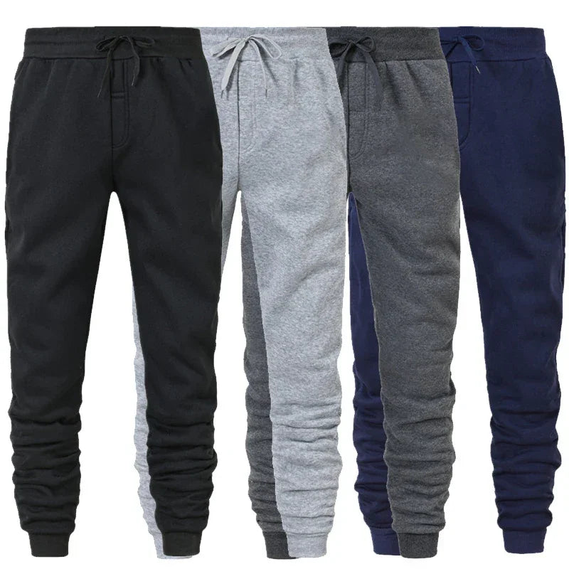 Pantalon de jogging sportif et décontracté pour homme - Taille mi-haute avec cordon de serrage