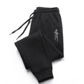 Athleisure Men Jogger Sweatpants - Mid Rise Soft Knit