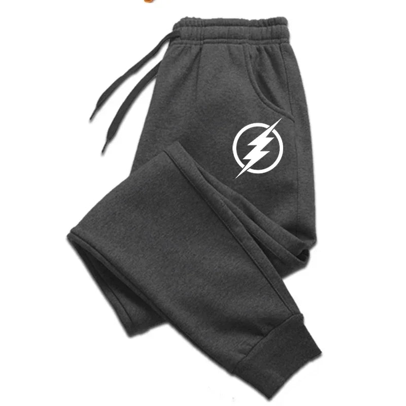 Pantalon de jogging streetwear pour homme - Taille mi-haute, cordon de serrage, coupe fuselée