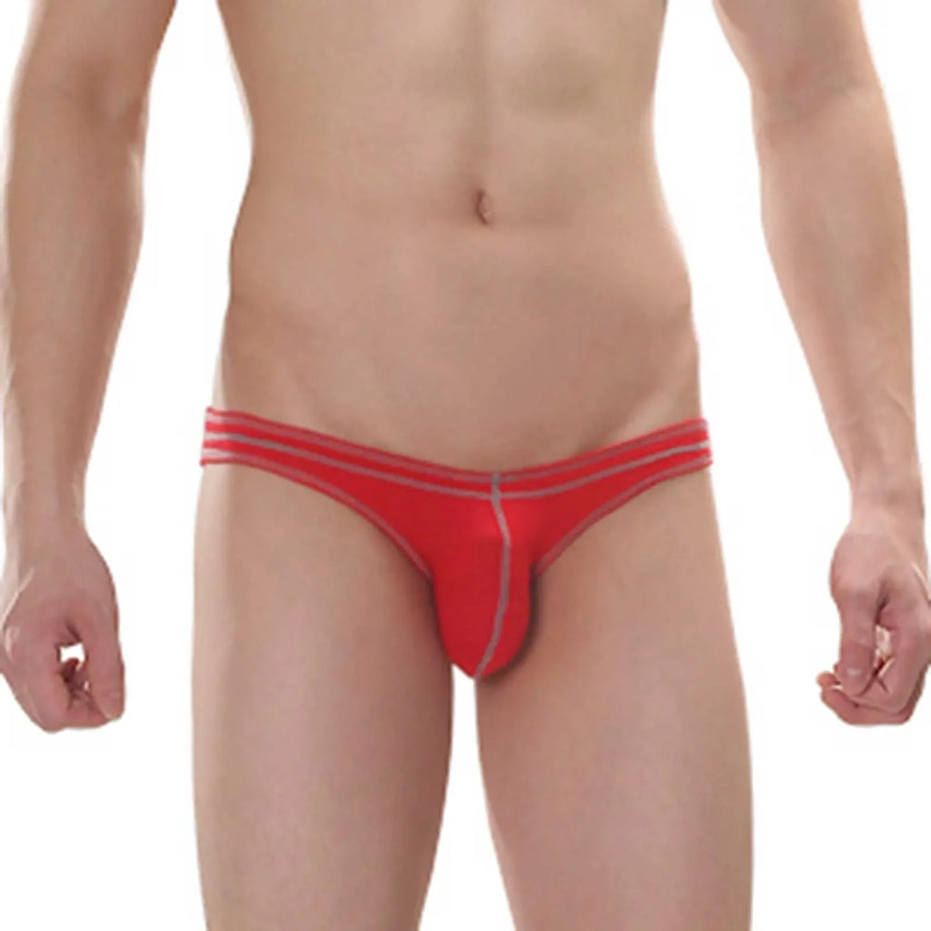 Sous-vêtements sexy d'été pour hommes, boxers respirants et absorbants, culottes de sport à lignes contrastées pour garçons