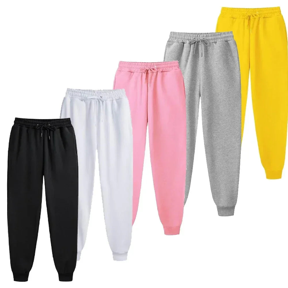Pantalon de jogging unisexe décontracté et sportif - Confort polaire taille mi-haute