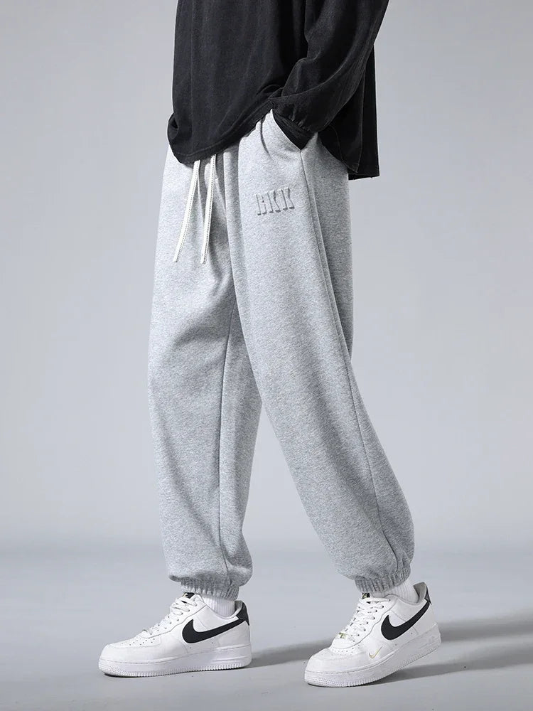 Pantalon de jogging sport/hip-hop/décontracté pour homme - Taille mi-haute fuselée avec cordon de serrage