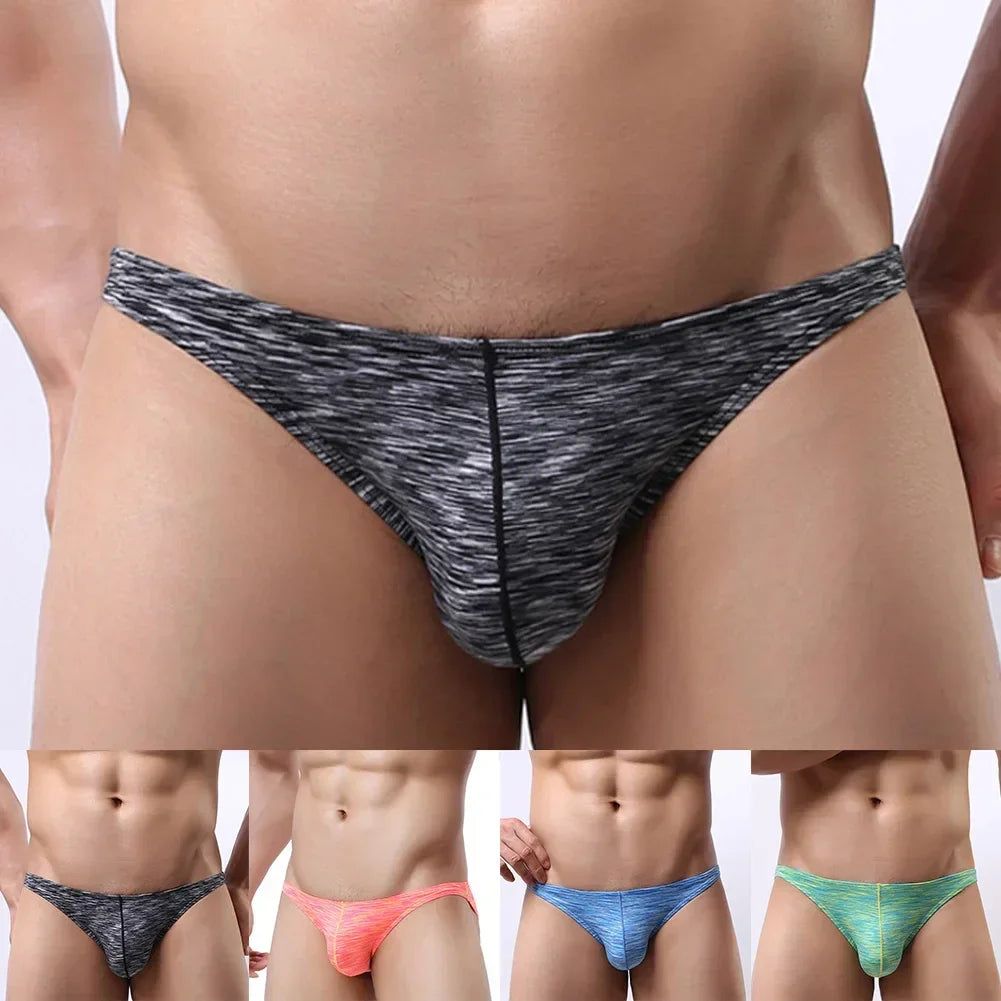 Lingerie sexy pour homme, culotte multicolore taille basse, string élastique, jouet sexy, slip, sous-vêtement pour homme