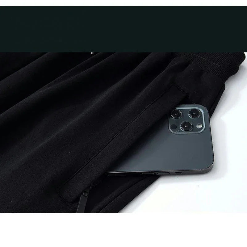 Pantalon de jogging sportif et décontracté pour homme - Taille mi-haute avec cordon de serrage