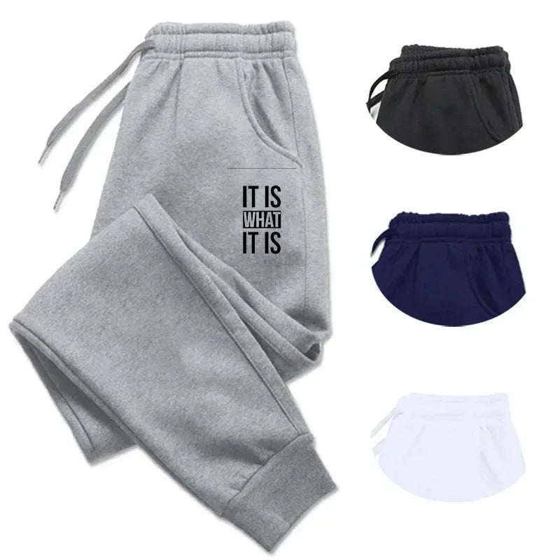 Pantalon de jogging Streetwear pour homme - Taille mi-haute et chaud