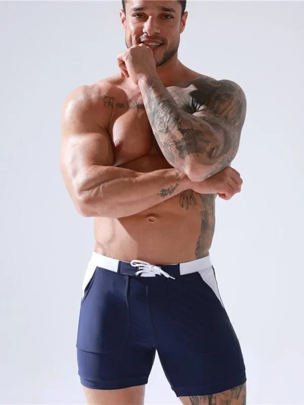Buy Men's Pocket Lined Tethered Swim Shorts exclusive at-