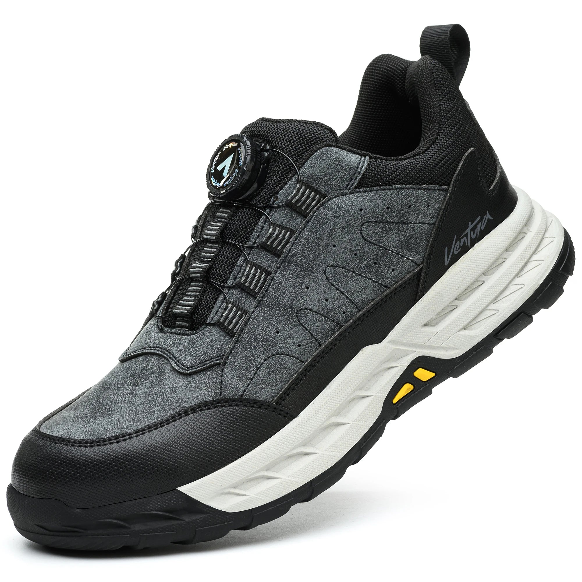 Unisex Sneakers - Low-Top Unisex Safety Sneakers - Lace-Up All-Season Shoes