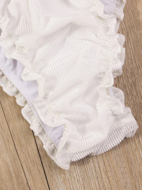 Women Pink Minimal Triangle Bikini Set