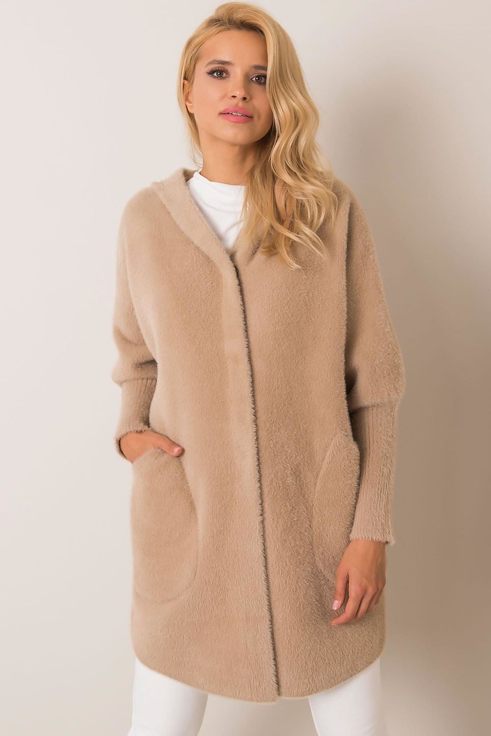 Women's Hooded Wool Blend Coat