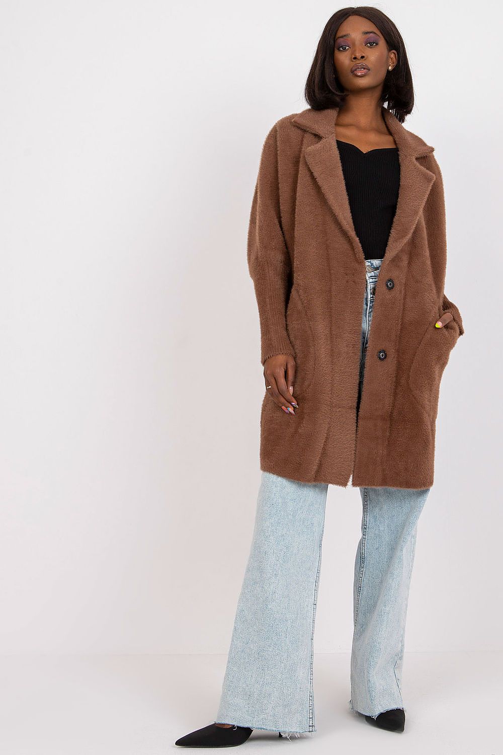 Women's Loose Wool Blend Coat