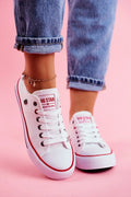 Women's Sneakers - Low-Top Women Sneakers - Lace-Up All-Season Shoes-Sneakers-LeStyleParfait