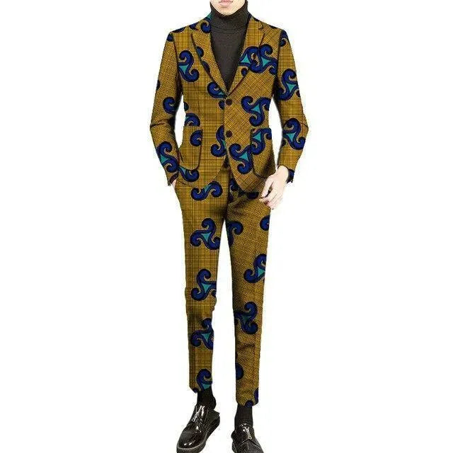 African 2-Button Suit - African Suit - LeStyleParfait