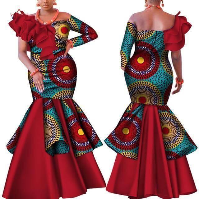 African Dress, Elegant Dashiki Dress - African Dress - LeStyleParfait