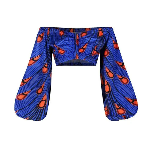 African Print Crop Tops - Women Tops - LeStyleParfait
